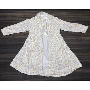 Nannette‎ 2-Piece Dress & Coat Set Pearl Buttons Tweed Girl's 3T Cottage Core
